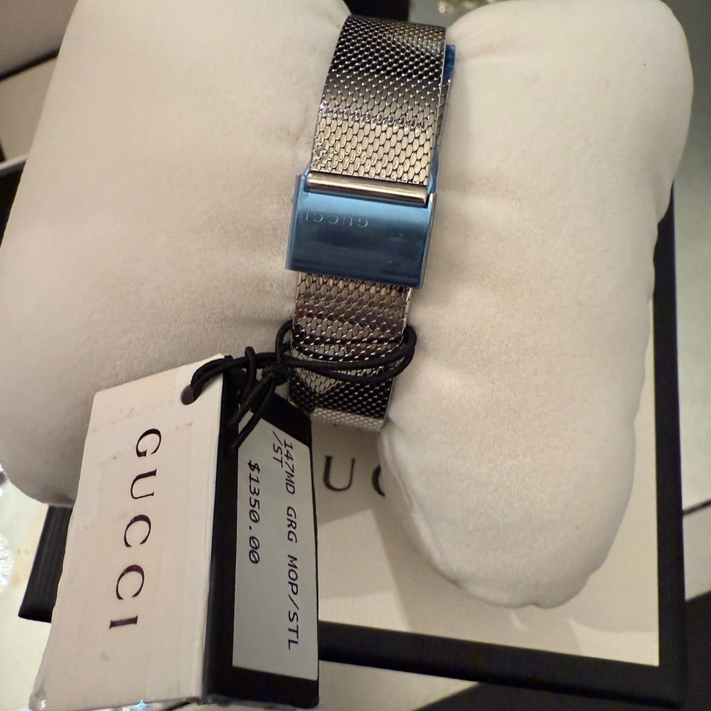Gucci YA147401 Ladies' Gucci G-Frame Stainless Steel Rectangle Dial Watch - Picture 3 of 6